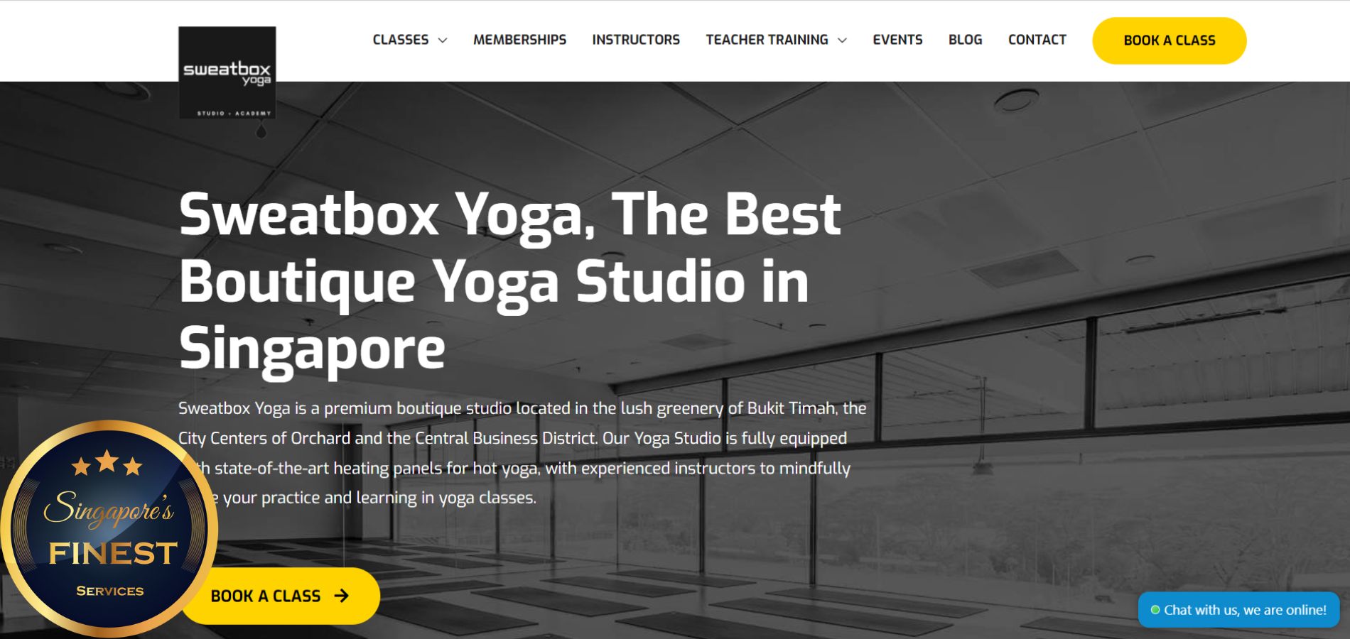 Sweatbox Yoga - Yoga Studio and Classes Singapore