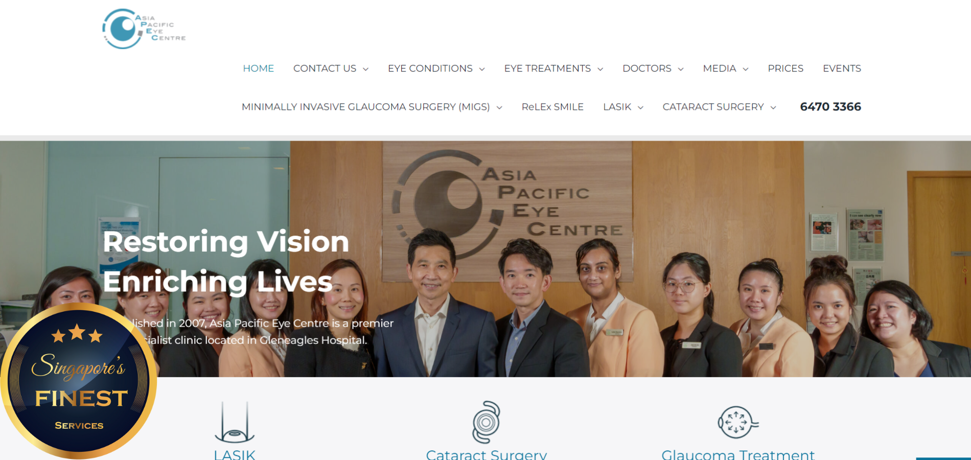 The Finest Eye Clinics in Singapore