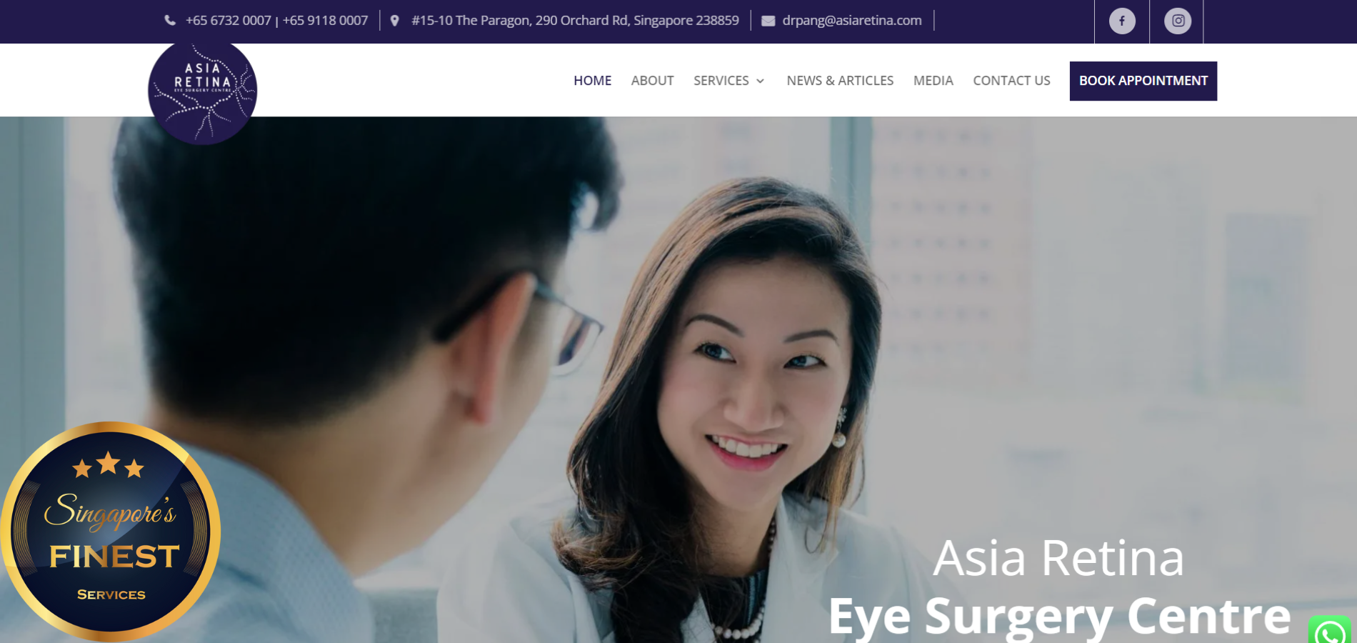 The Finest Clinics For Cataract Surgery in Singapore