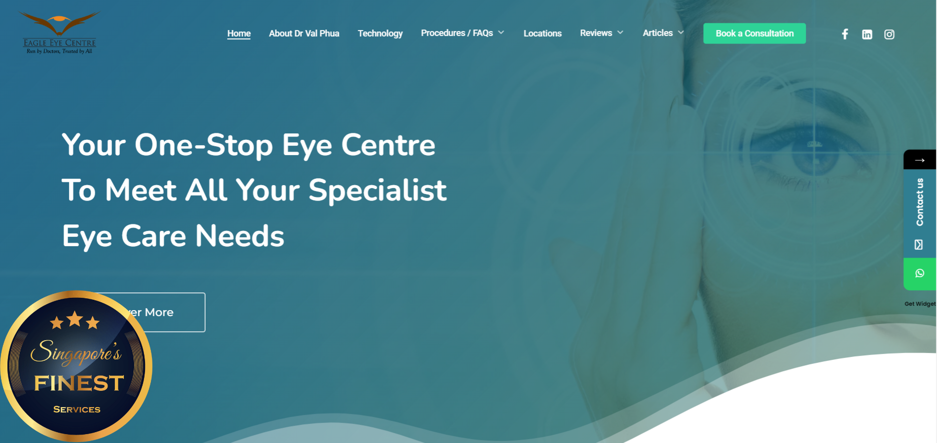 The Finest Clinics For Cataract Surgery in Singapore