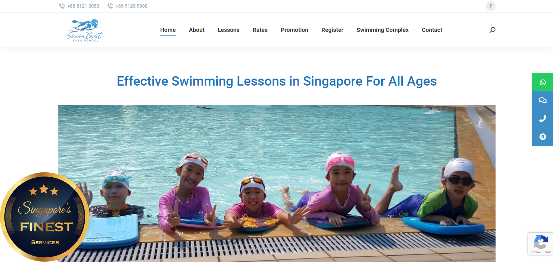 The Finest Swimming Lessons in Singapore