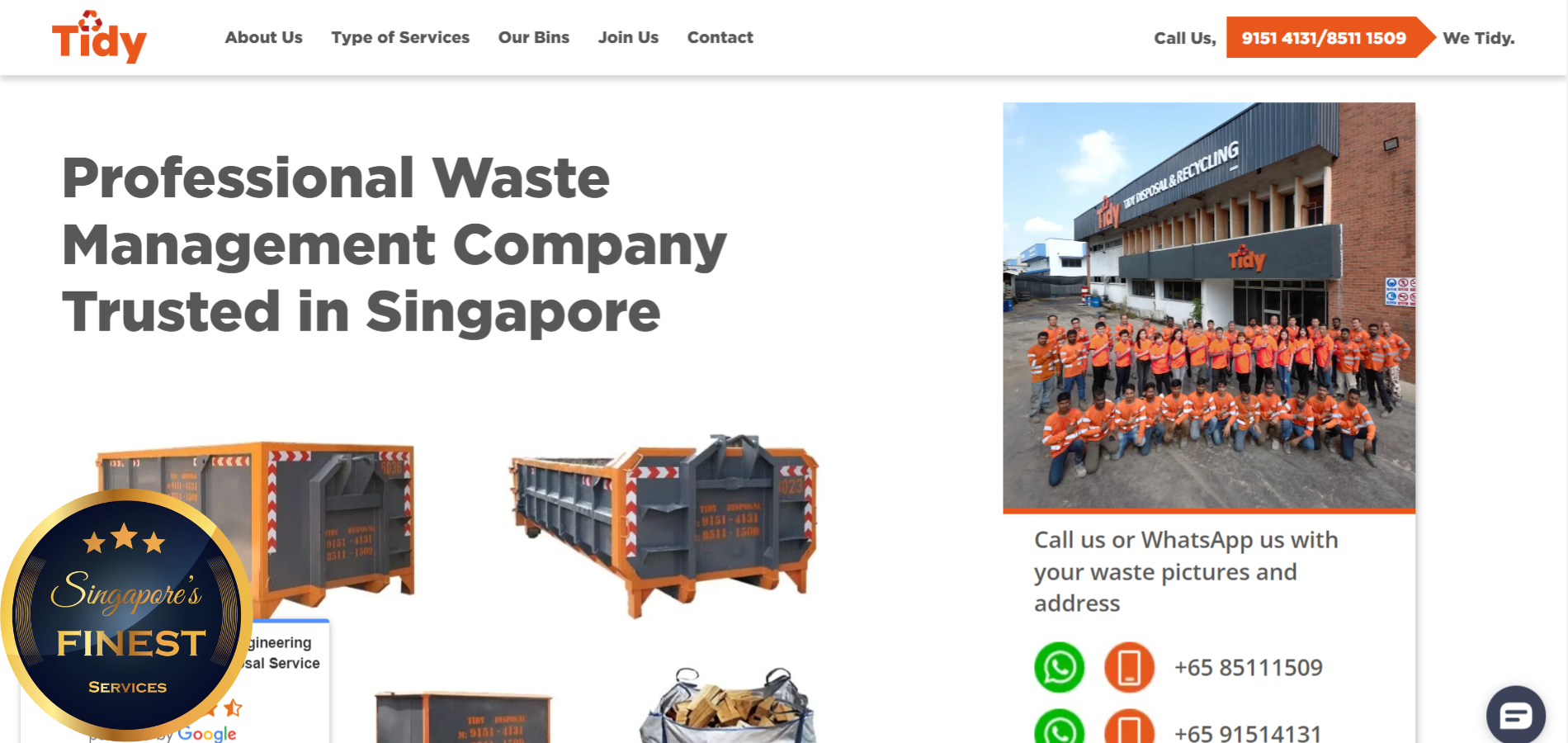 The Finest Waste Management in Singapore
