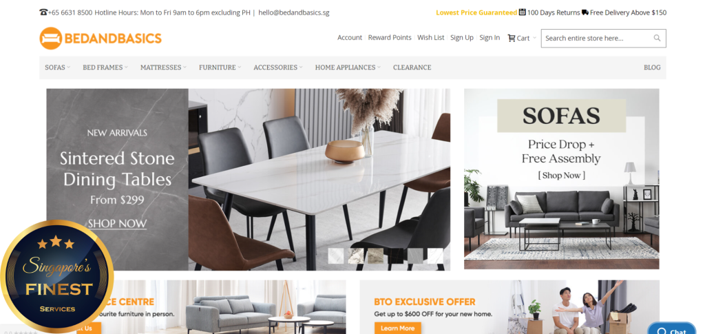 Modern Home Furniture, Online Store Singapore