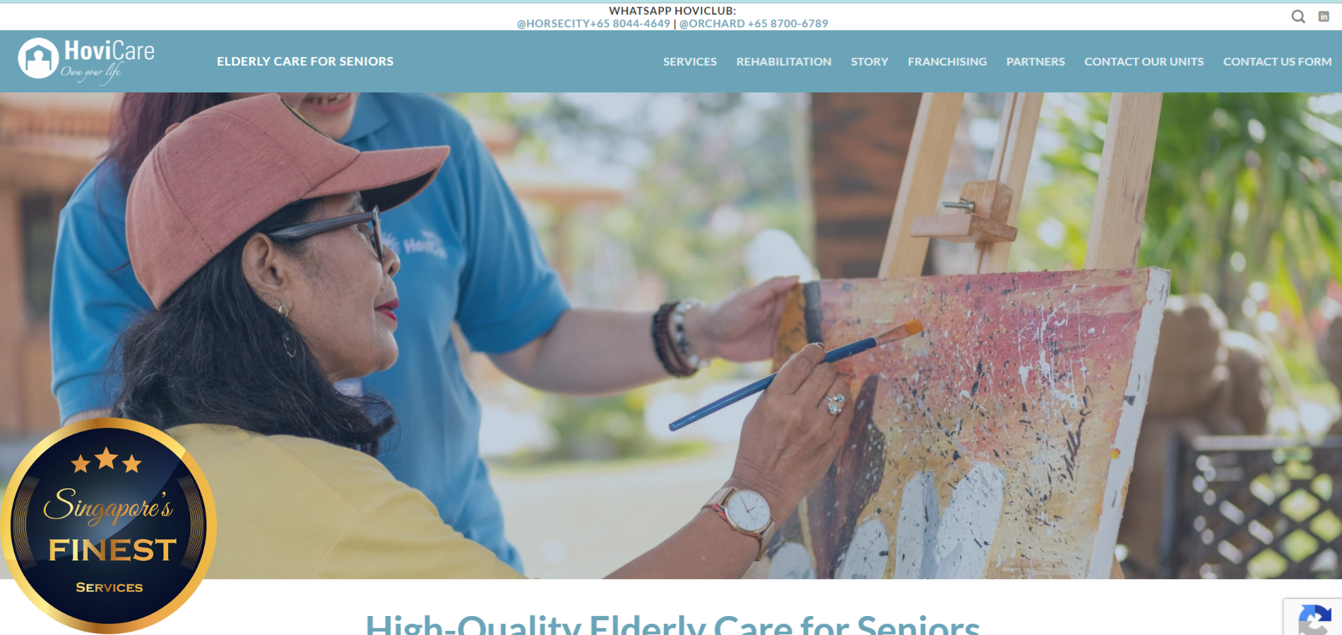 The Finest Elderly Care Centers in Singapore