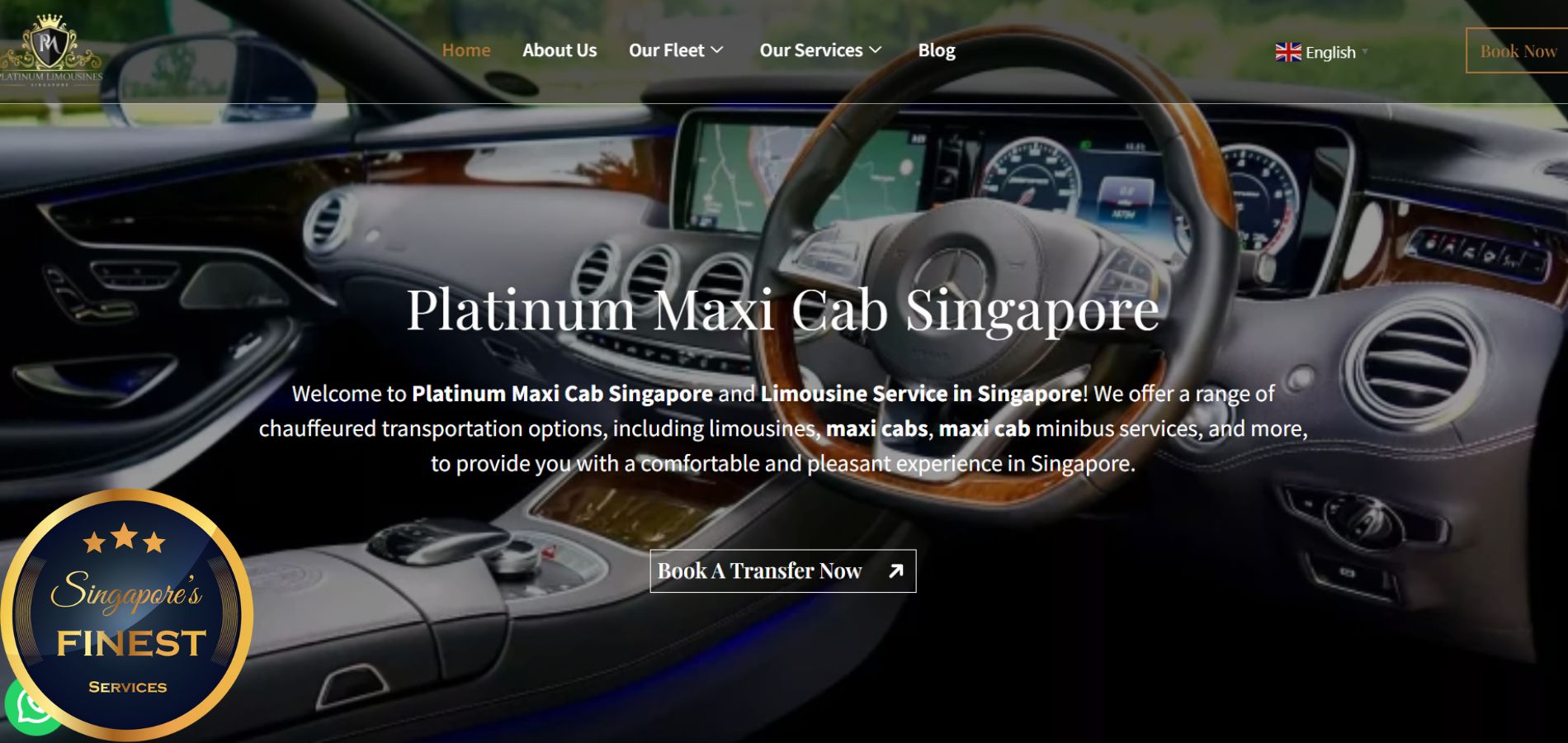 Platinum Maxi Cab Singapore - Limousine Services Singapore