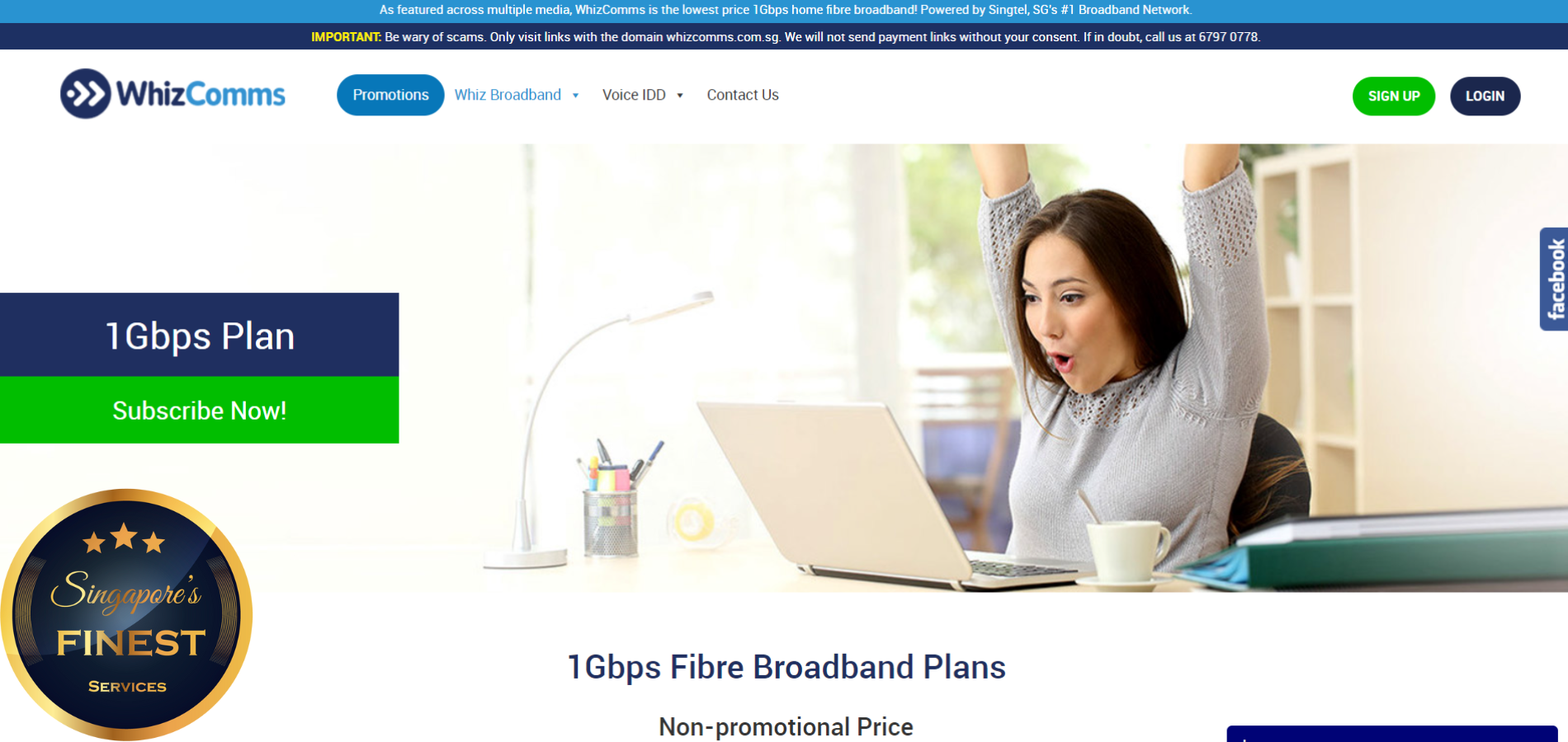 The Finest Cheapest Broadband in Singapore