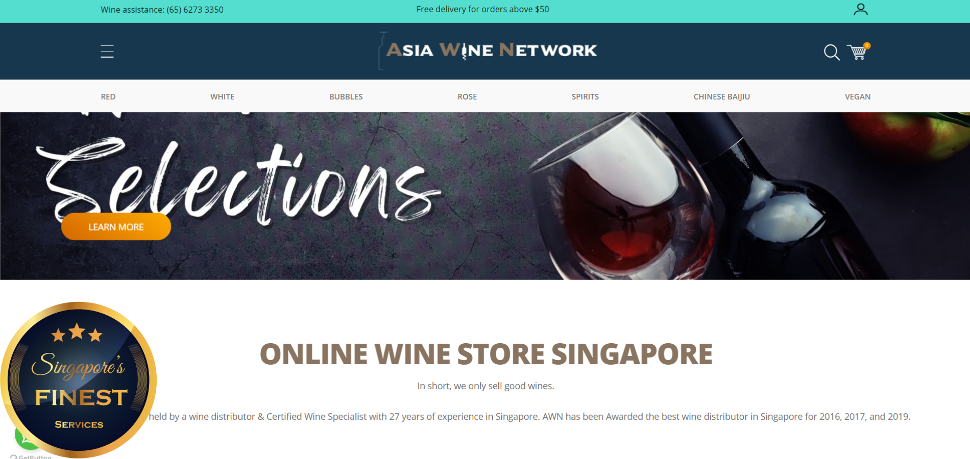 The Finest Wine Shops in Singapore