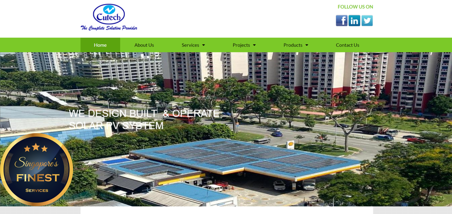The Finest Solar Panel Supplier in Singapore