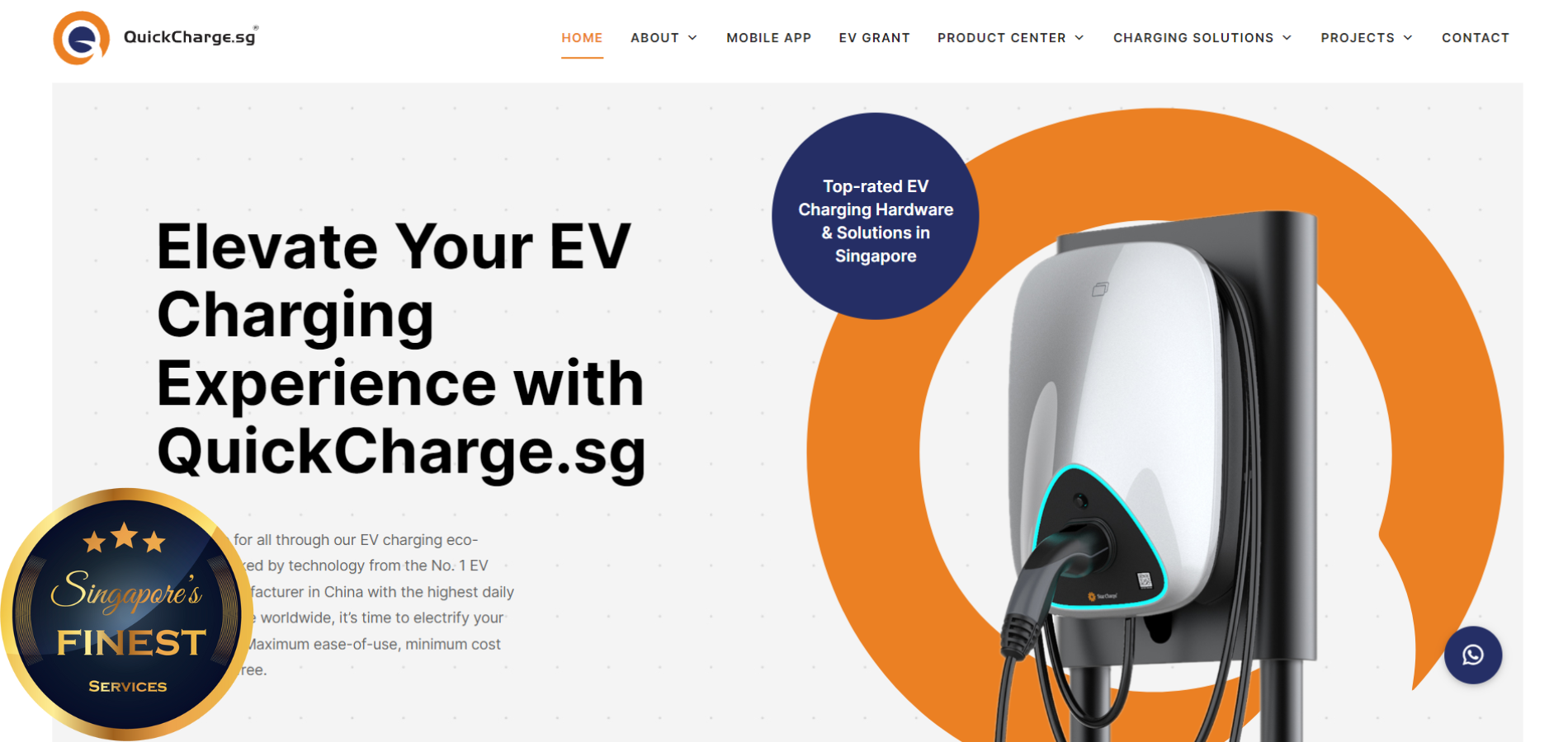 The Finest Electric Car Charger Station in Singapore