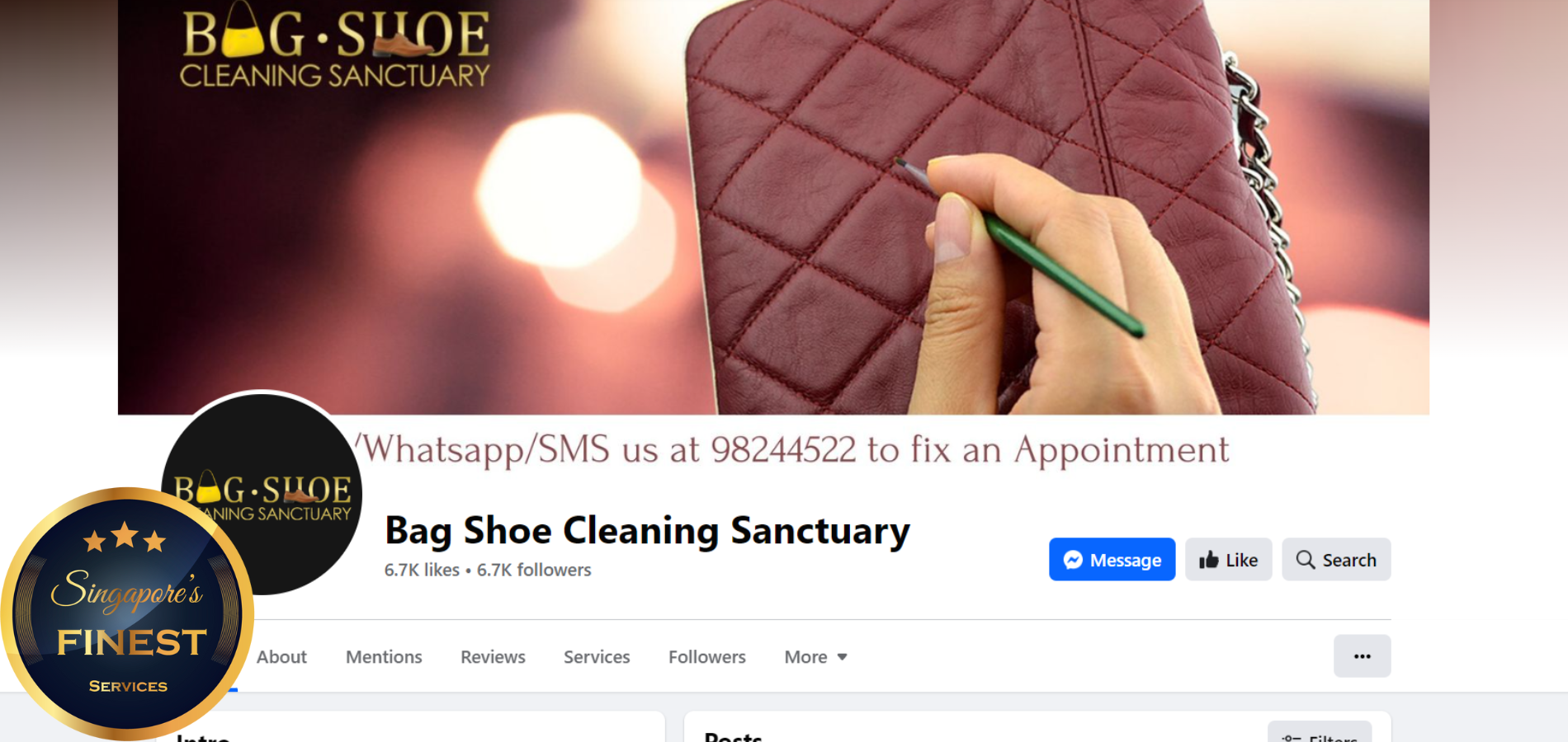 The Finest Shoe Cleaning Services in Singapore