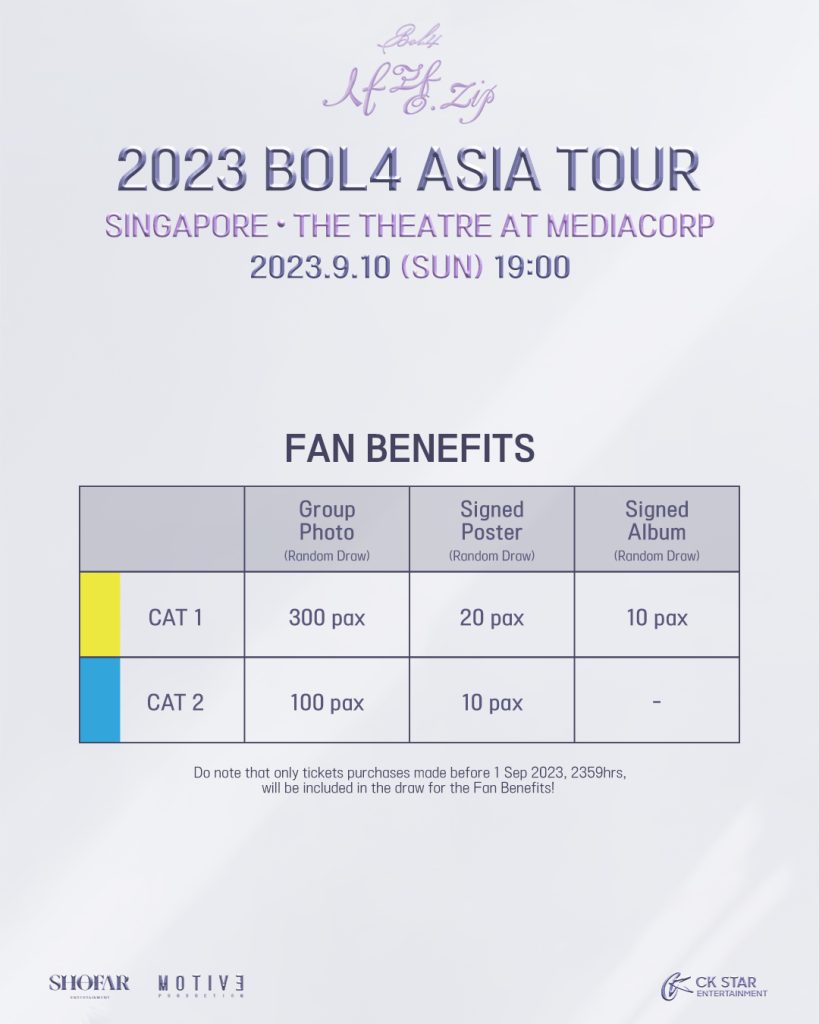 2023 BOL4 Asia Tour 'Love.Zip' in Singapore