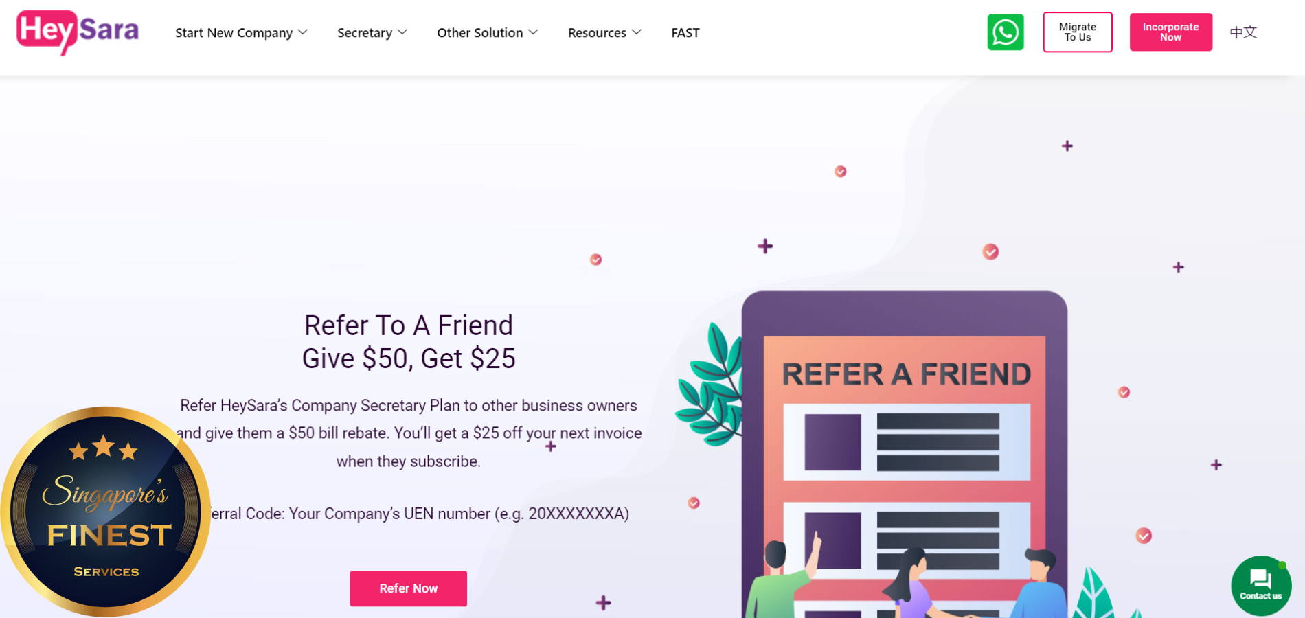 The Finest Referral Programs in Singapore