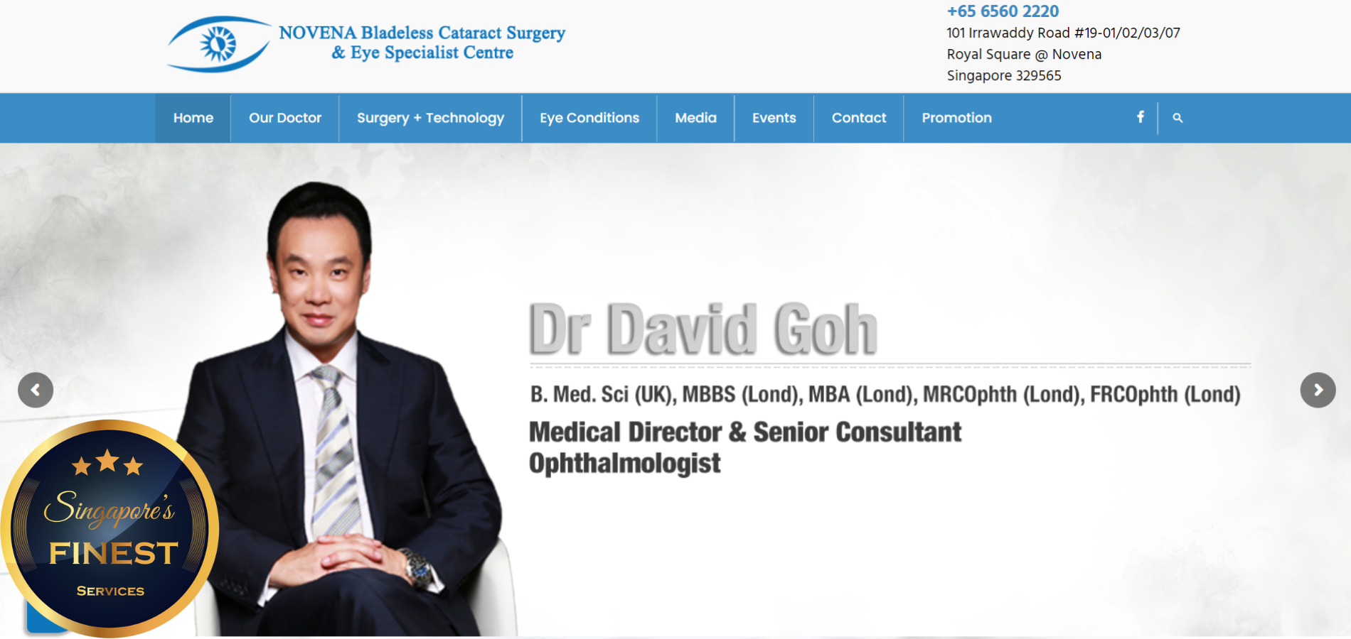 The Finest Eye Specialists in Singapore