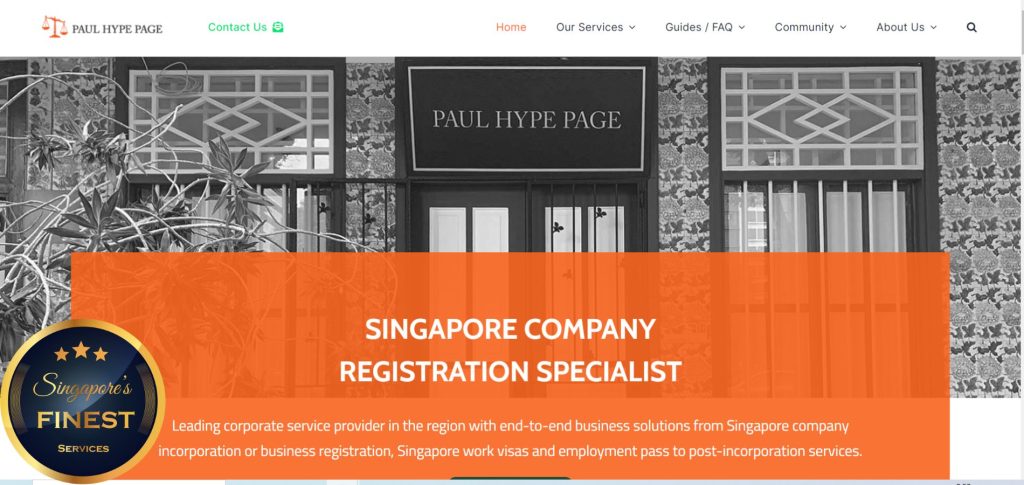Paul Hype Page - Company Registration Experts Singapore