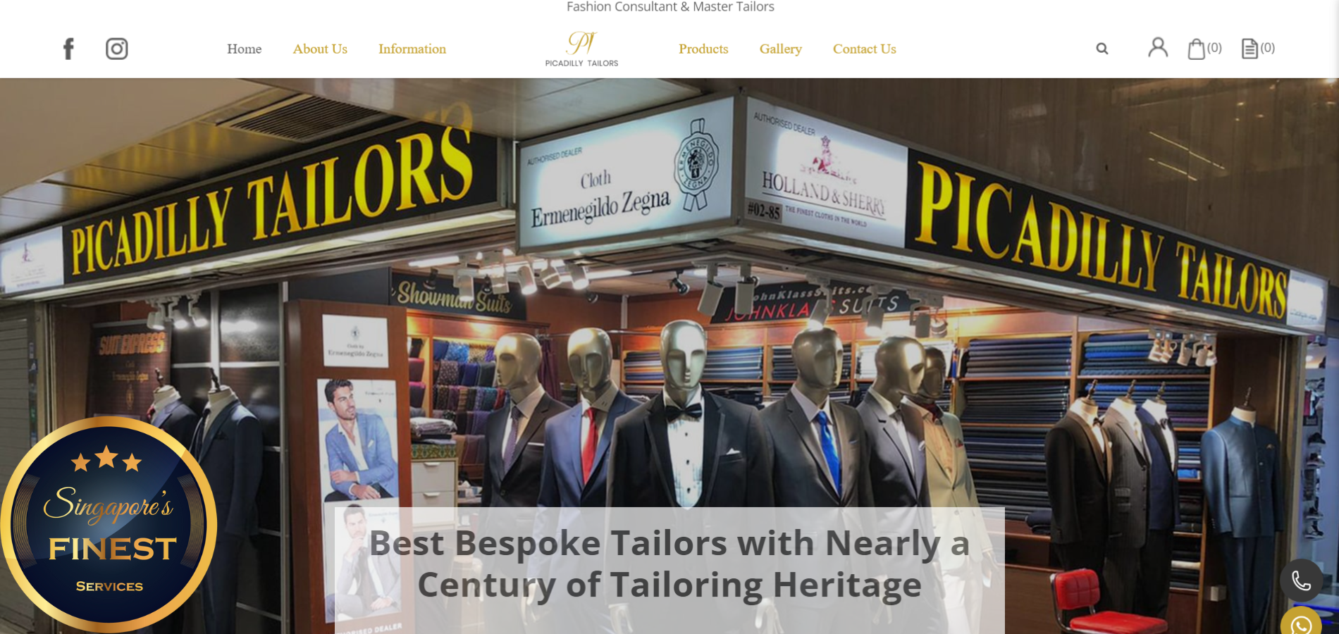 The Finest Tailors in Singapore