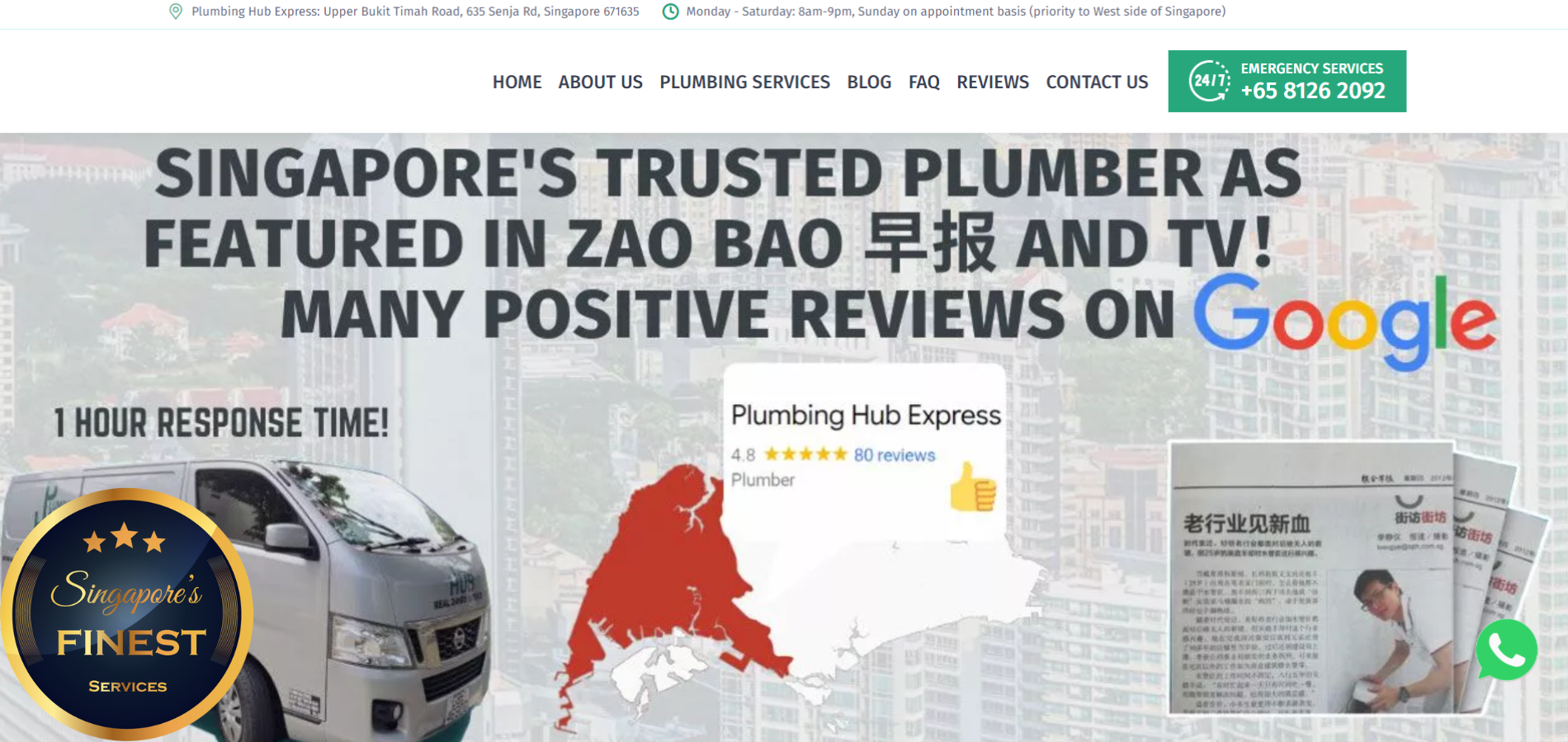 The Finest Licensed Plumbers in Singapore