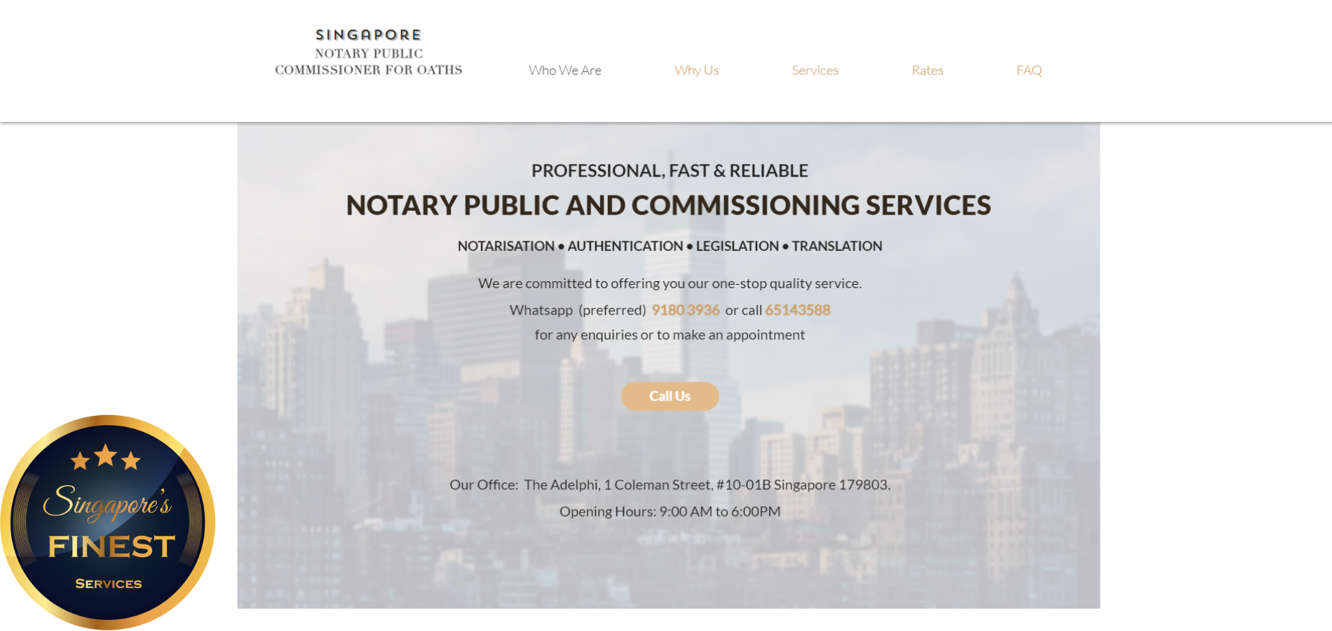 The Finest Notary Public in Singapore