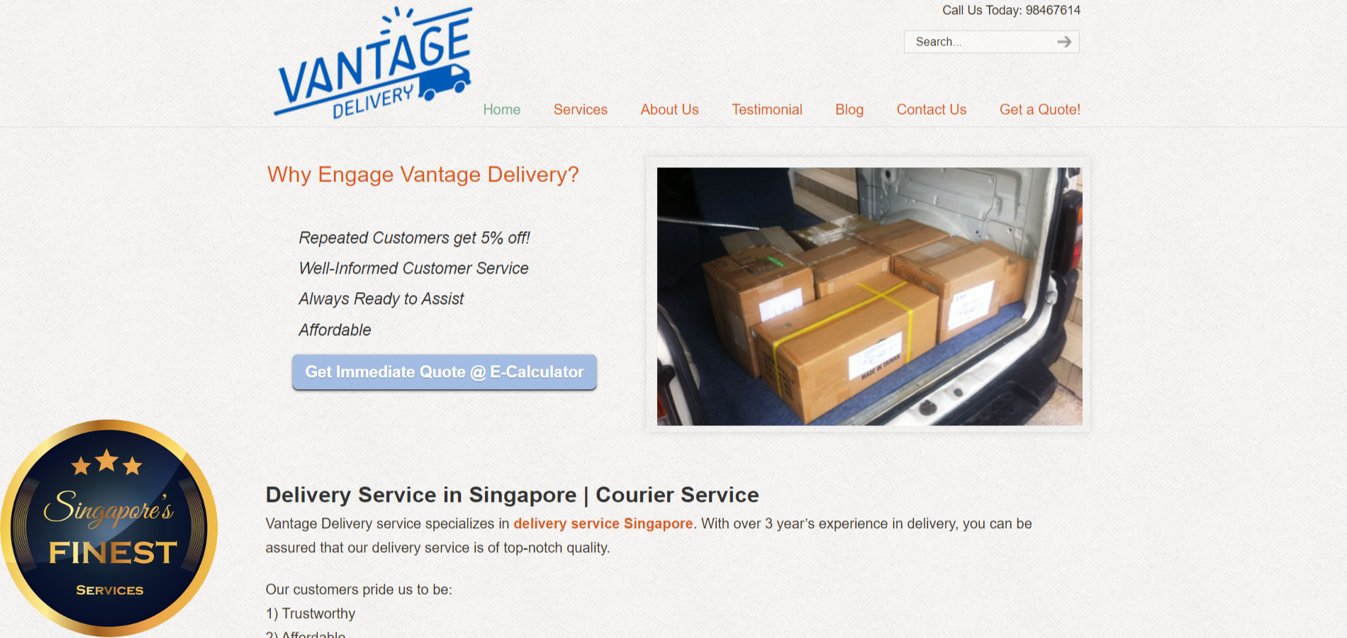 The Finest Delivery Services in Singapore