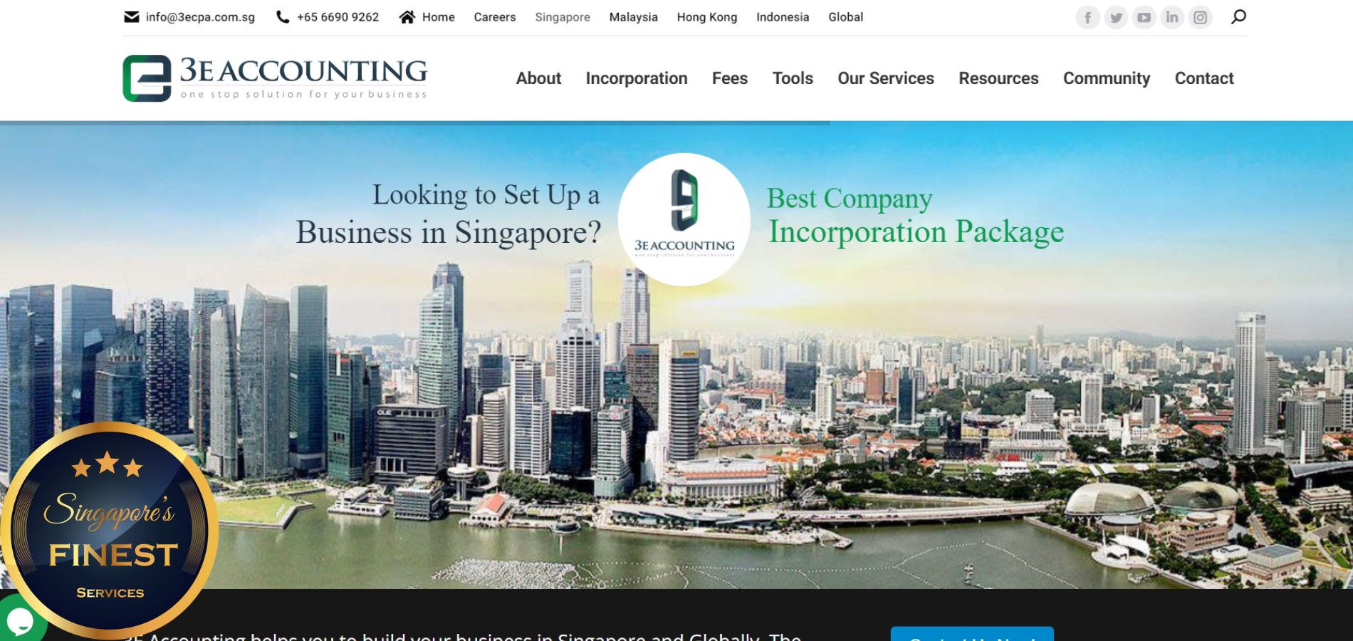 3E Accounting Pte Ltd - Business Consultants in Singapore