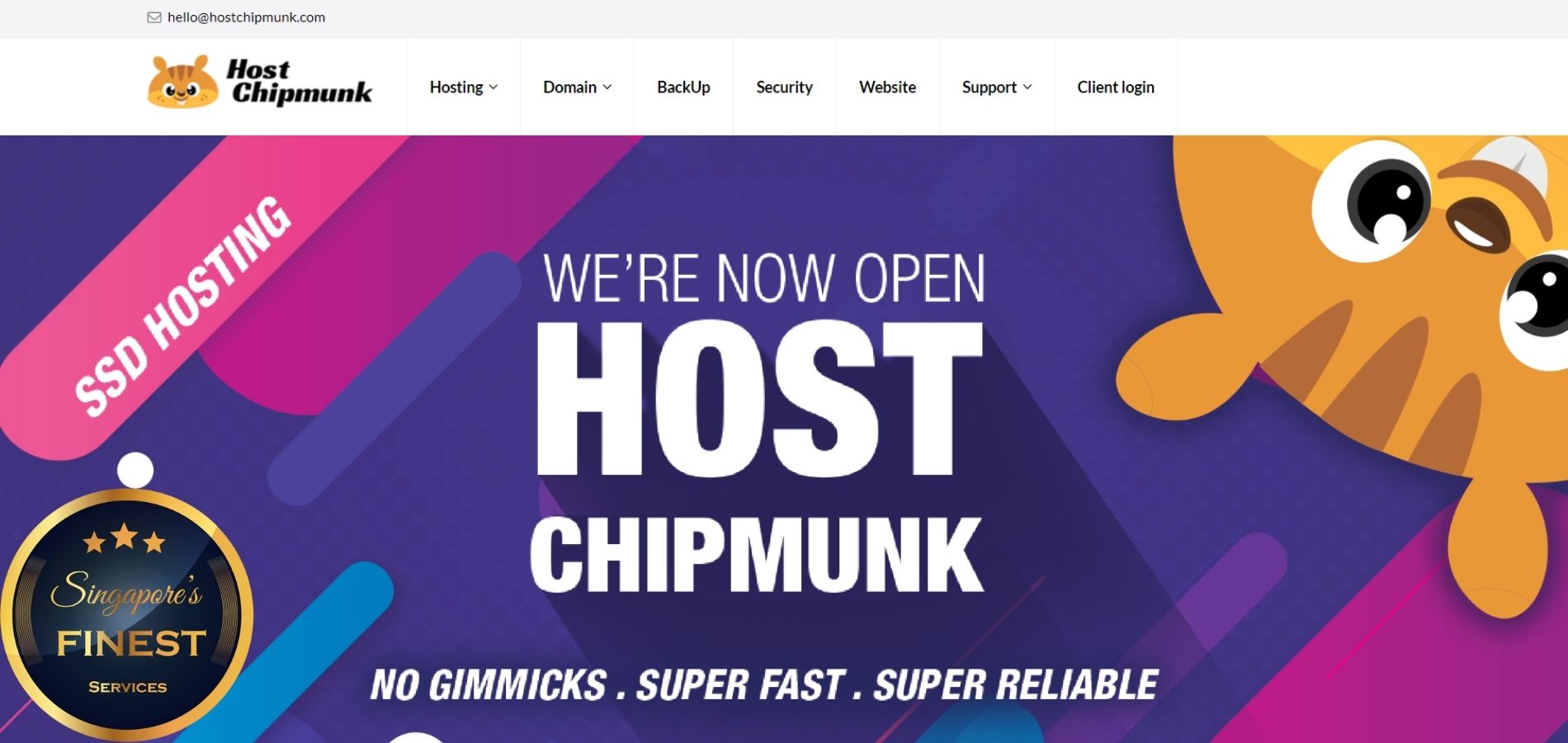 Host Chipmunk - Web Hosting Services