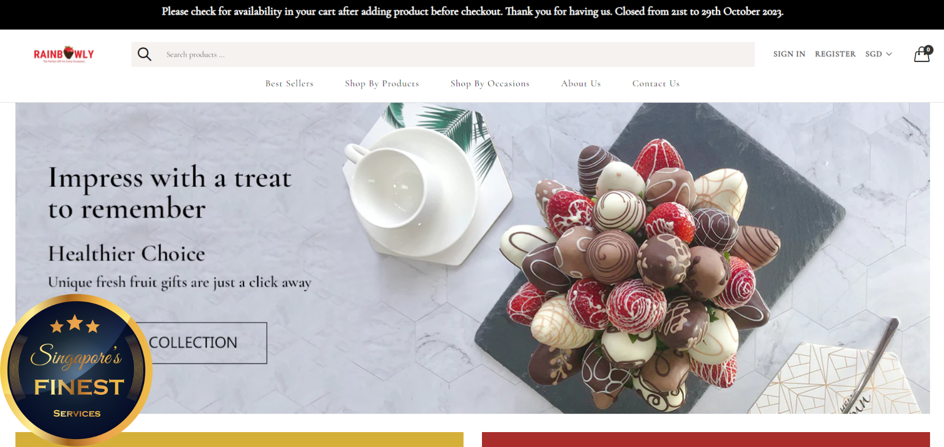 The Finest Chocolate Deliveries in Singapore