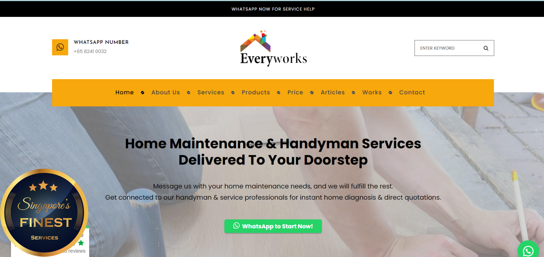 The Finest Handyman Services in Singapore