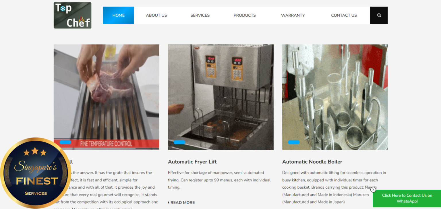 13 Trustworthy Kitchen Equipment Store in Singapore [2024]