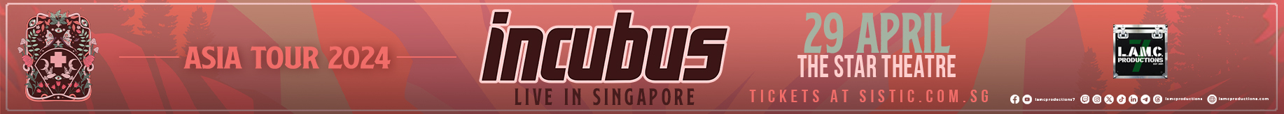 Incubus Live in Singapore 2024