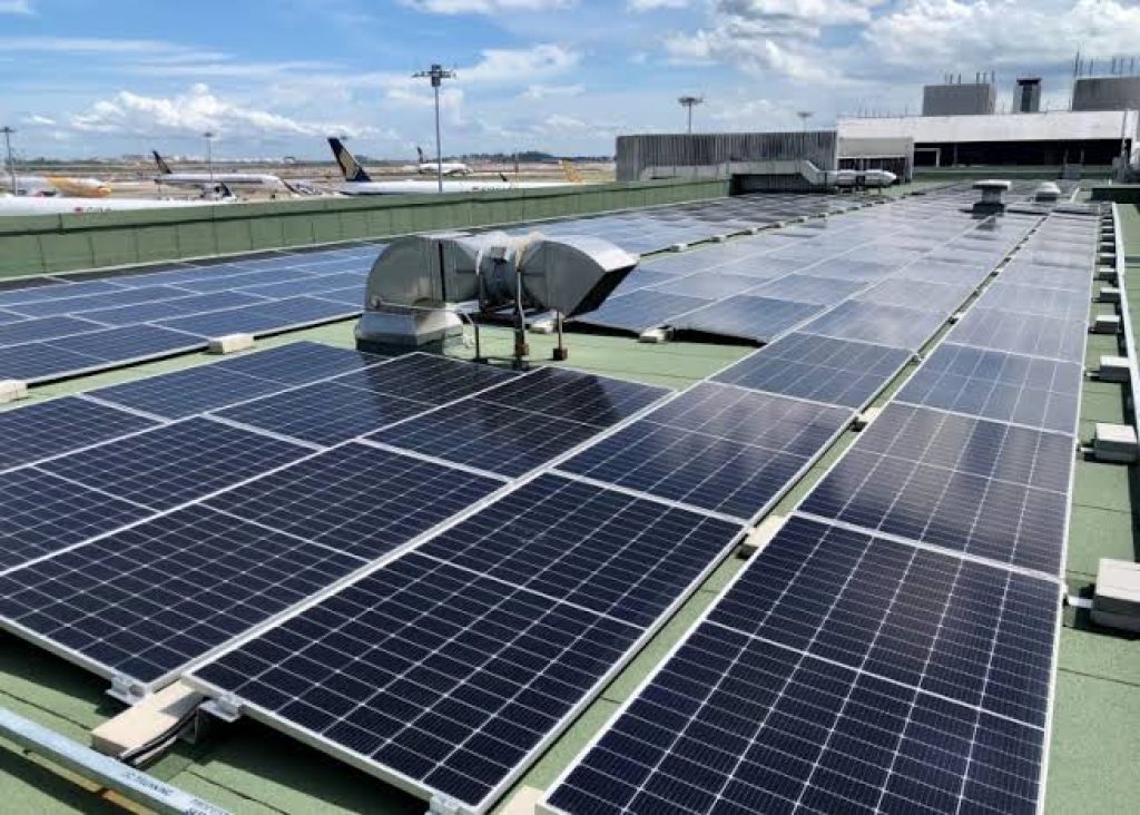 Changi Airport will have the largest rooftop solar panel system ever erected on a single location