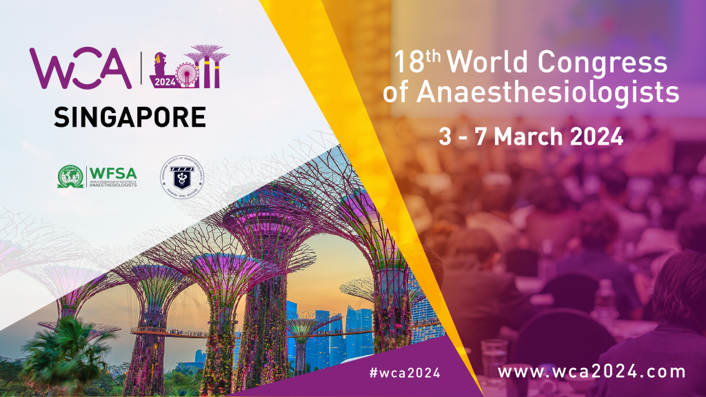18th WCA 2024 World Congress of Anaesthesiologists [2024]