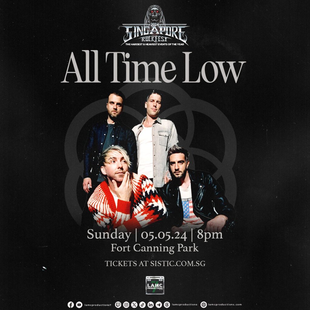 All Time Low Live in Singapore