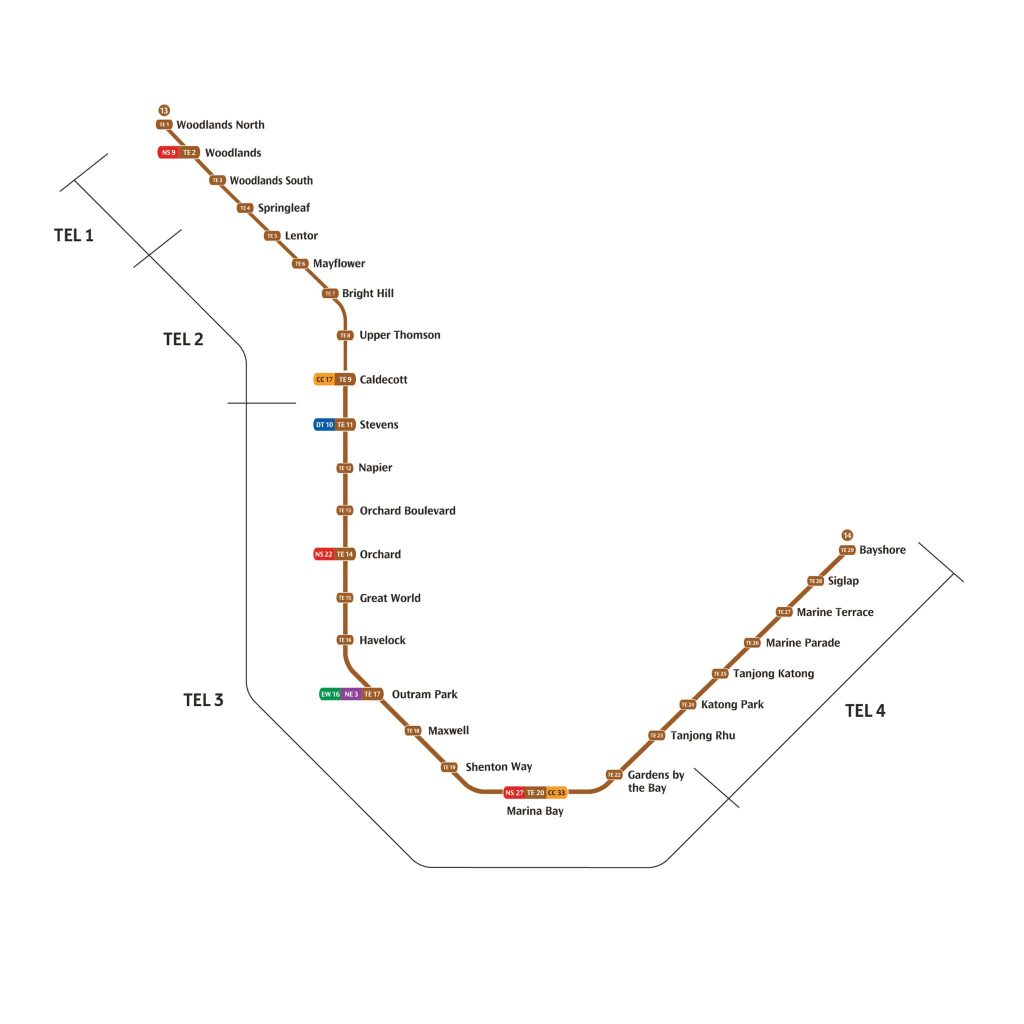 From June 23, seven additional stations for the Thomson-East Coast Line will open; from June 21, commuters can travel for free