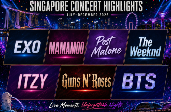 Upcoming Concerts in Singapore 2026: July to December Guide