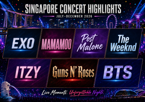 Upcoming Concerts in Singapore 2026: July to December Guide