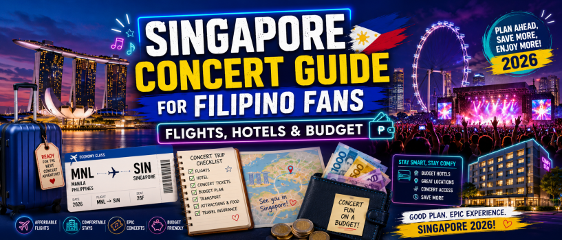 Singapore Concert Guide for Filipino Fans: Flights, Hotels and Budget