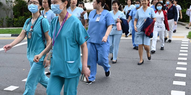 Up to 100 Thousand SGD will be paid out to nurses as part of a retention strategy every four to six years