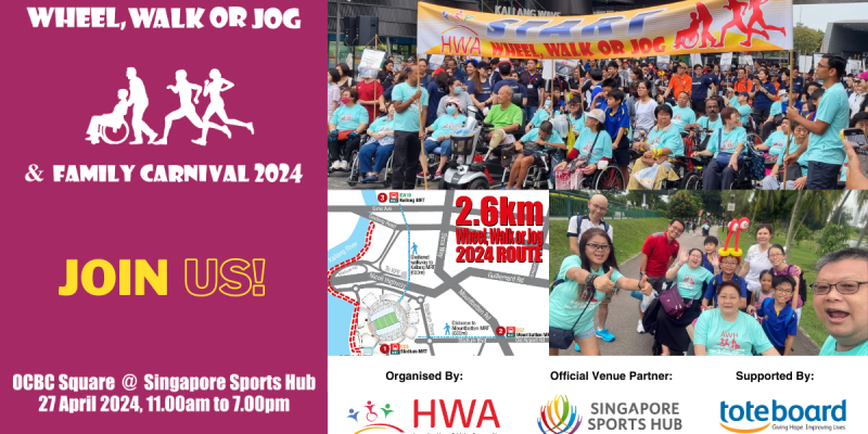 HWA WHEEL WALK OR JOG AND FAMILY CARNIVAL 2024