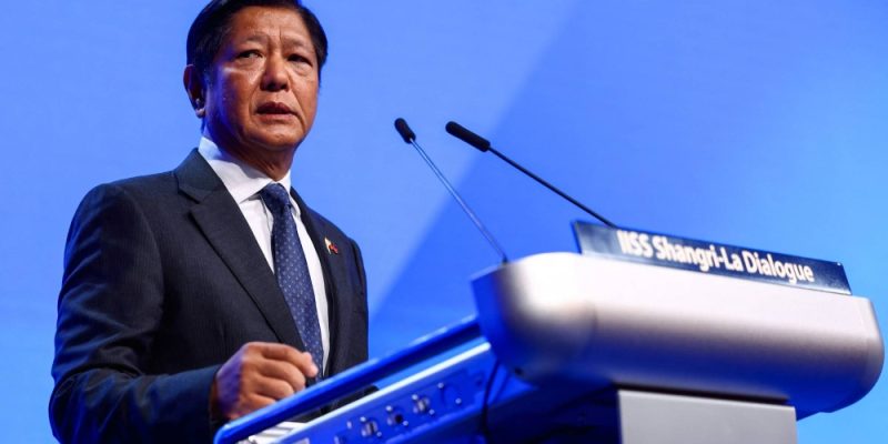 Philippine President Marcos Highlights US Role in Regional Peace During Shangri-La Dialogue Keynote Address
