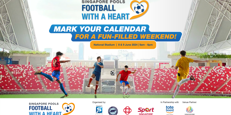 SINGAPORE POOLS FOOTBALL WITH A HEART