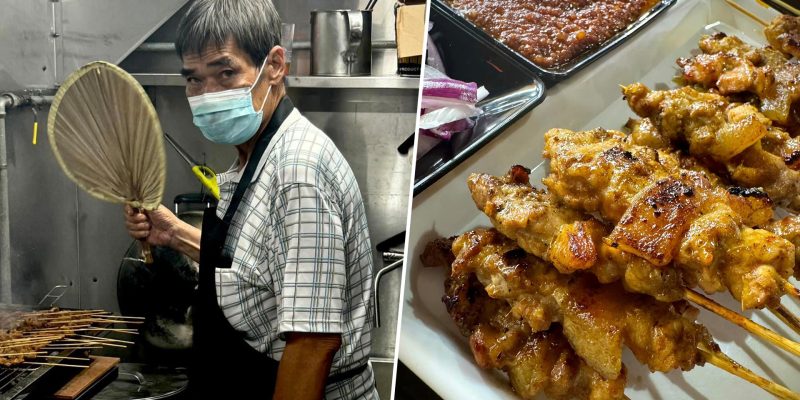 Satay hawker ‘Ah Pui’ reopens stall in Toa Payoh after two year hiatus