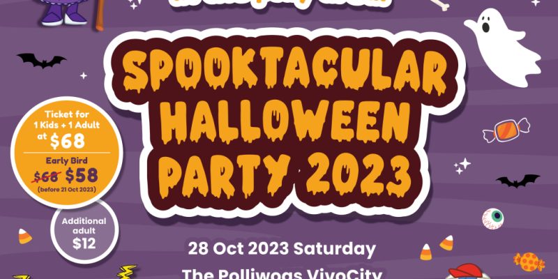 Spooktacular Halloween Party 2023 at The Polliwogs VivoCity
