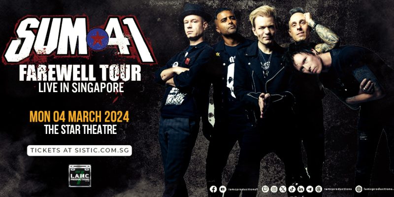 Sum 41 Farewell Tour Live in Singapore 2024