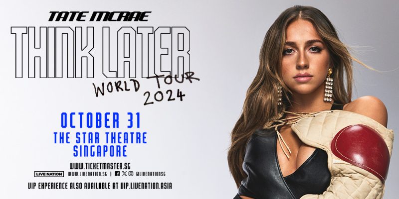 Tate McRae: THINK LATER TOUR in Singapore