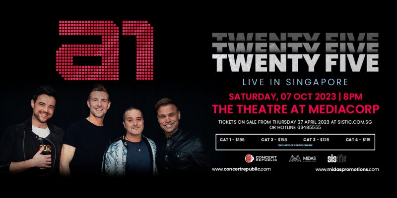 A1 Twenty Five Live in Singapore 2023