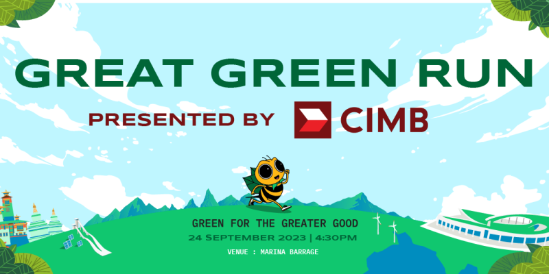 Great Green Run 2023 at Marina Barrage