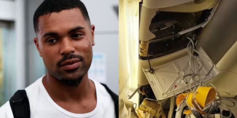 British passenger on SQ321 counts himself lucky to have suffered only minor injuries