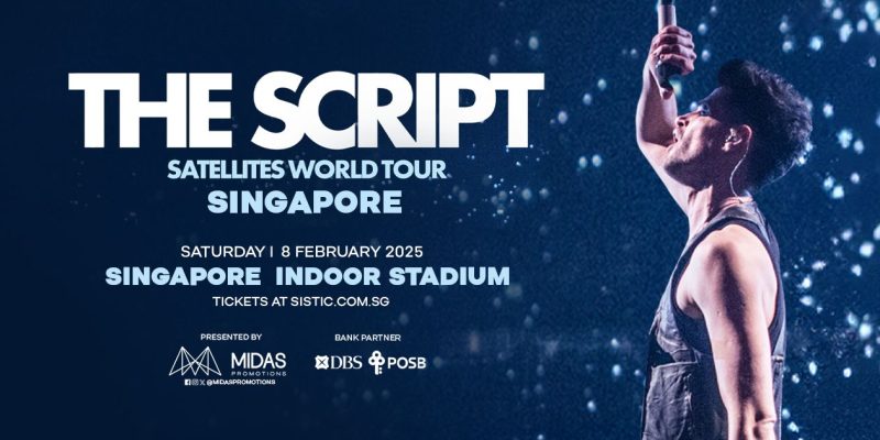 The Script Concert 2025 Singapore | The Script Satellites World Tour in Singapore